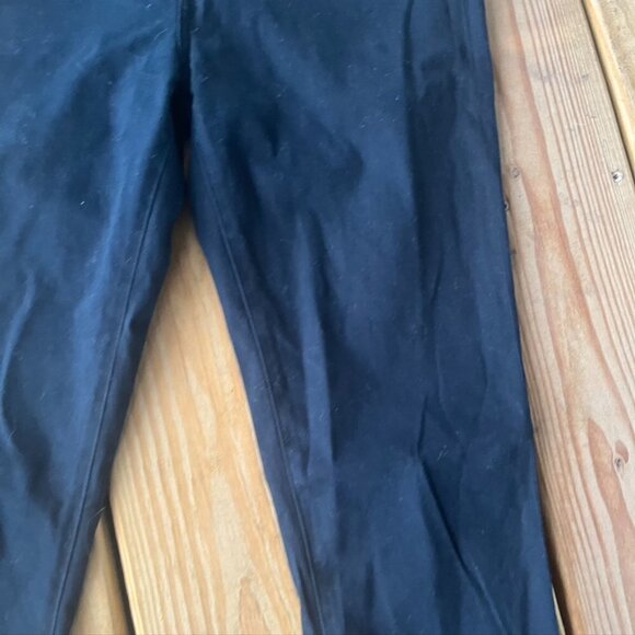 AG Adriano Goldschmied the prima mid rise cigarette blue suede pants size 27R - Picture 4 of 11